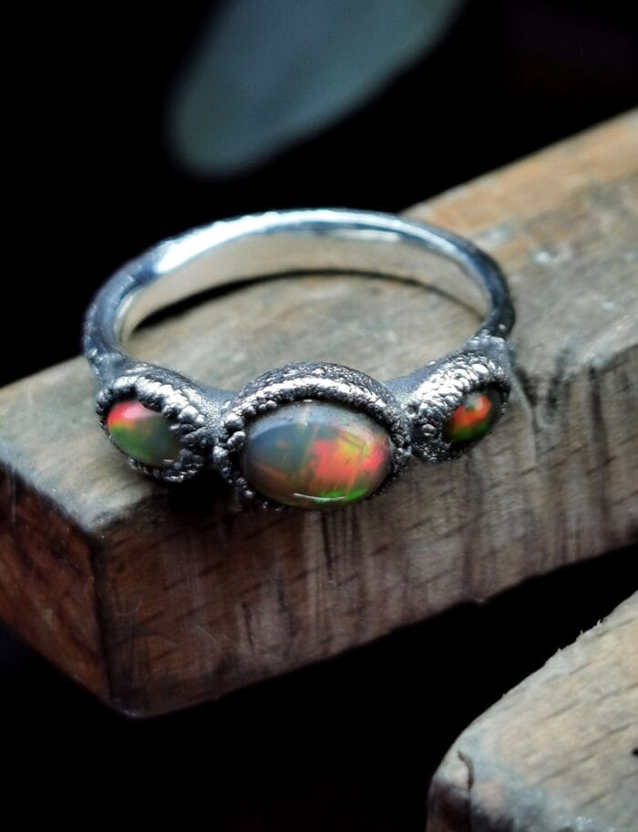 Trijų opalų žiedas - Image 2