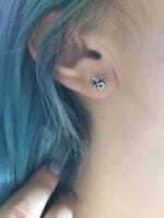 Nedideli tsavoritų auskarai – Paveikslėlis 3