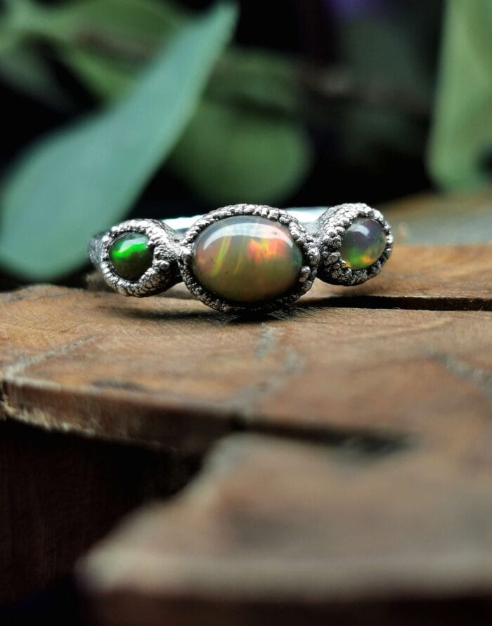 Trijų opalų žiedas - Image 3