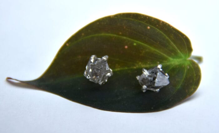 Herkimerio auskarai – Paveikslėlis 1