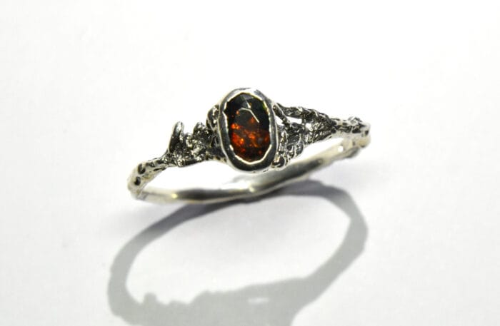 Smulkus žiedas su opalu – Paveikslėlis 3