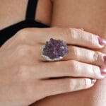 Žiedas su ametistu – Paveikslėlis 3