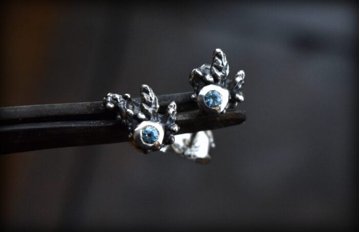 Nedideli topazų auskarai - Image 3