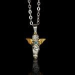 Dangiškasis globėjas su mėlynu deimantu