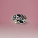 Claddagh žiedas Juodas