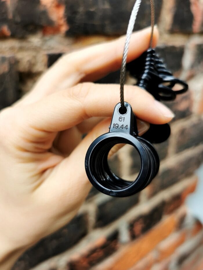 Žiedų dydžių matuoklis – Paveikslėlis 2